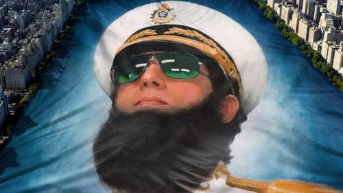 Постер (фрагмент) к к/ф «Диктатор», 2012 г.