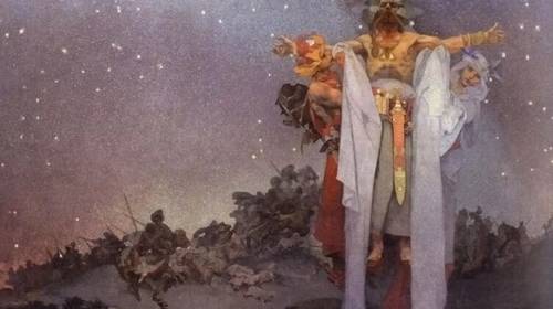 Альфонс Муха, «Славяне на своей земле», 1912 г.