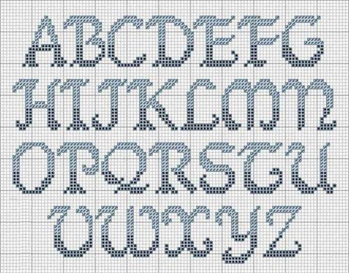 Ponto Em Cruz Letras Maiusculas E Minusculas Alfabeto Com Graficos Artesanato Passo A Passo