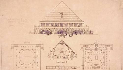 Ф. Шехтель, конкурсный проект Мавзолея