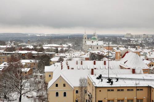 Панорама зимнего Гродно