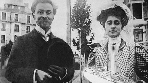 Скрябин с Татьяной Шлёцер, 1909