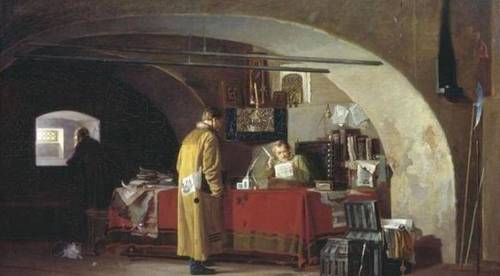 А. С. Янов, «В приказе», 1880-е гг.