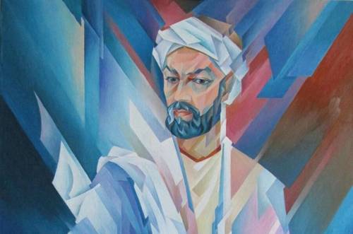 Закир Джабирович Сабиров, ««Авиценна» Абу Али ибн Сино»,  (фрагмент), 2014 г.