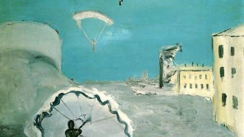 А. Д. Древин, «Спуск на парашюте», 1932 г.