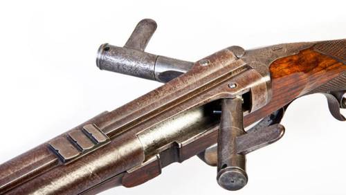 Старое охотничье ружье мастера Джозефа Нидхема (Joseph Needham), Англия, XIX в.