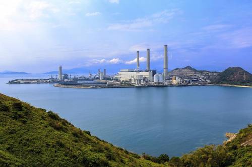 Угольные электростанции на острове Ламма, Гонконг, Китай