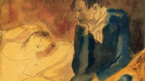 Пабло Пикассо, «Спящая женщина. Медитация» (фрагмент), 1904 г.