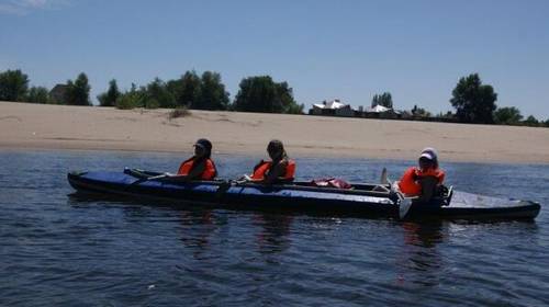 Сплав на байдарках по Волге