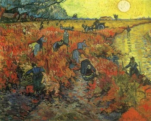 Винсент Ван Гог, «Красные виноградники в Арле. Монмажур», 1888 г.