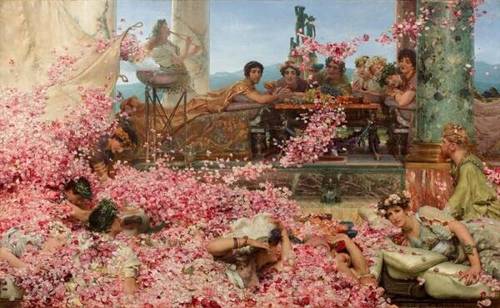 Альма-Тадема сэр Лоуренс, Розы Гелиогабала, 1888, 132×213, частная коллекция