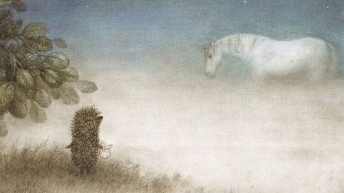 Кадр из м/ф «Ёжик в тумане», 1975 г.