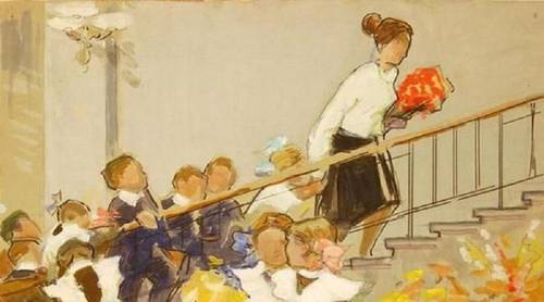 Почему бы первое сентября не провести... под партой?