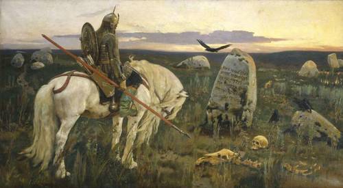 В. М. Васнецов, «Витязь на распутье», 1882 г.