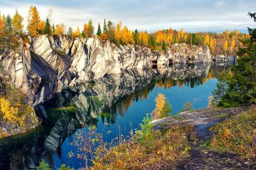 Что посмотреть в Карелии? Экскурсия в  Горный парк Рускеала, день первый