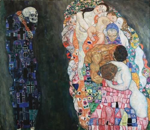 Густав Климт, «Смерть и Жизнь», 1915 г.