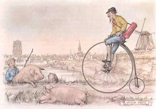 Антон Пик, «Велосипедист», 1971 г.