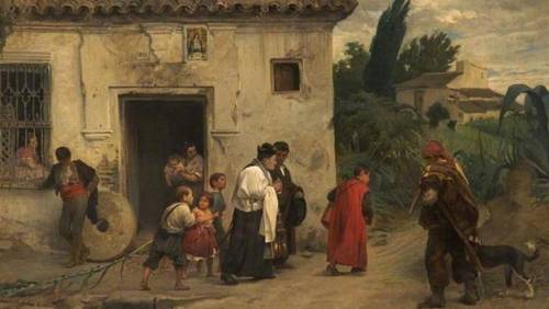 Хосе Хименес Аранда, El santo oleo (Святым елеем), 1871