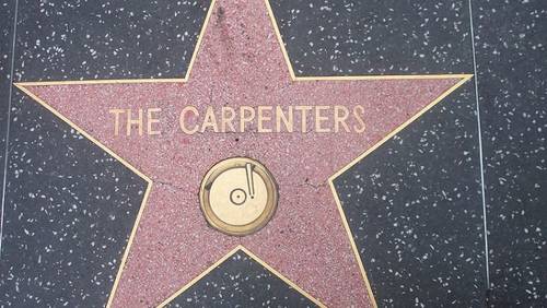 Звезда The Carpenters на Голливудской аллее славы