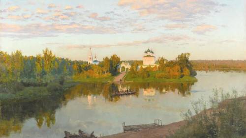 И. Левитан, «Вечерний звон», 1892 г.