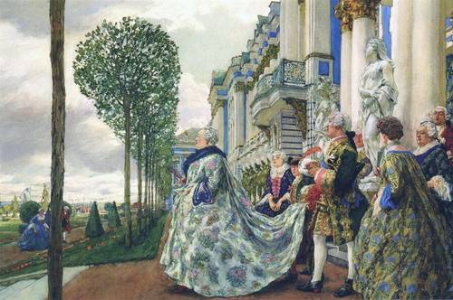 Е. Лансере, «Елизавета Петровна в Царском Селе», 1905 г.