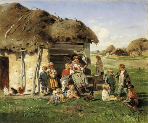 В. Е. Маковский, «Крестьянские дети», 1890 г.