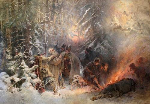 К. Е. Маковский, «Иван Сусанин», 1914 г.
