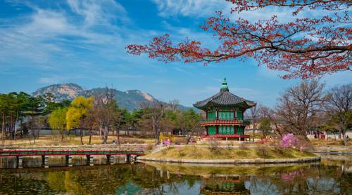 Павильон Хёнвончжон, дворец Кёнбокгун, Сеул, Южная Корея