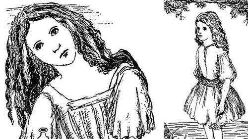 Рисунки Льюиса Кэрролла из рукописи «Приключения Алисы под землёй»
