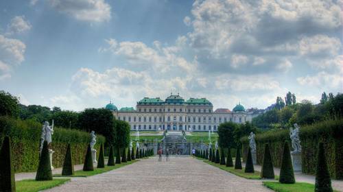 Дворцовый комплекс Бельведер в Вене, Австрия
