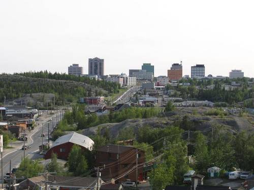 Йеллоунайф - столица Северо-Западных территорий Канады