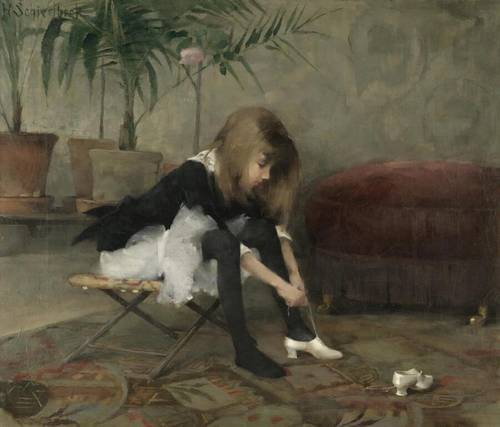 Хелена София Шерфбек, «Обувь для танцев», 1882 г.