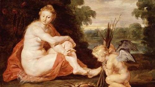 Рубенс. Венера и Купидон у костра