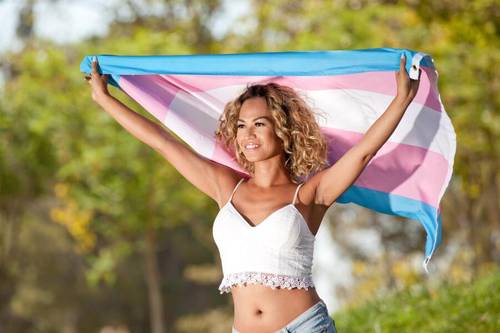 Трансгендерный флаг