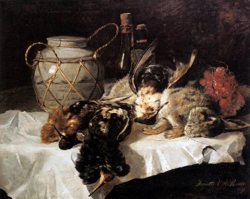 Генриетта Роннер-Книп, «Натюрморт с дичью», XIX век