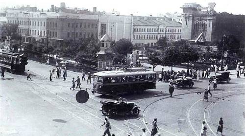 Панорама Триумфальной площади, 1934 г.