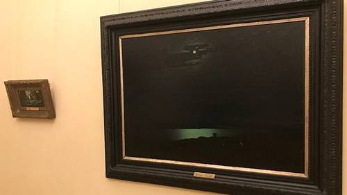 Картина «Лунная ночь на Днепре» в Государственном Русском Музее