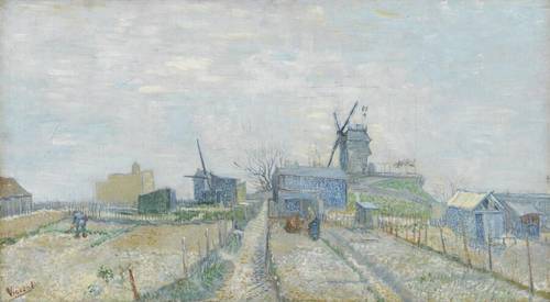 Винсент Ван Гог, «Огороды на Монмартре», 1887 г.