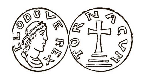 Монета династии Меровингов