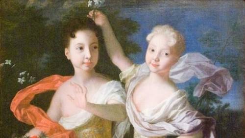 Луи Каравак, «Портрет царевен Анны Петровны и Елизаветы Петровны», 1717 г.