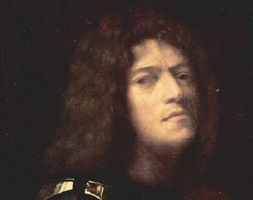 Джорджоне, автопортрет, фрагмент, 1500—1510 гг.