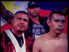 Wwe Photos Batista Accompanies Nonito Donaire In Combat Superfights