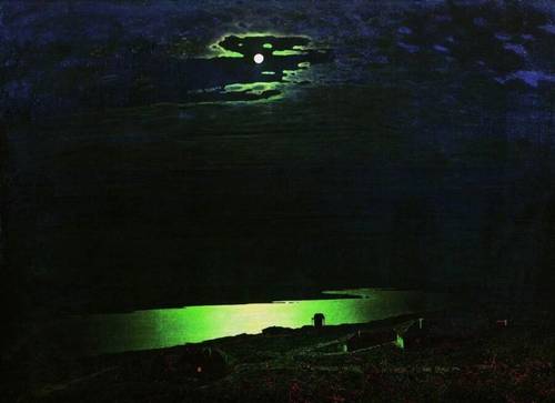 А. И. Куинджи, «Лунная ночь на Днепре», 1880 г.
