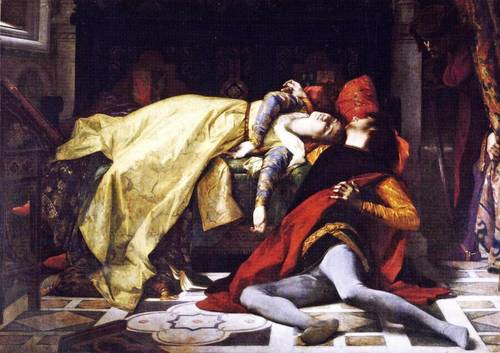 Александр Кабанель, Франческа да Римини и Паоло Малатеста, 1870, Музей Орсе, Париж, Франция