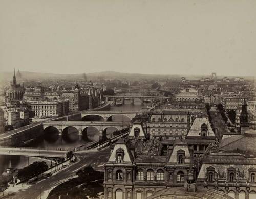 Панорама Парижа, 1865 г.