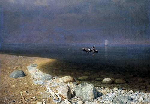 А. И. Куинджи, «Ладожское озеро» (фрагмент), 1873 г.