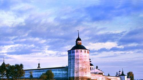 Кирилло-Белозерский монастырь с Сиверского озера