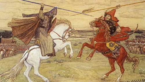 Единоборство Пересвета с Челубеем