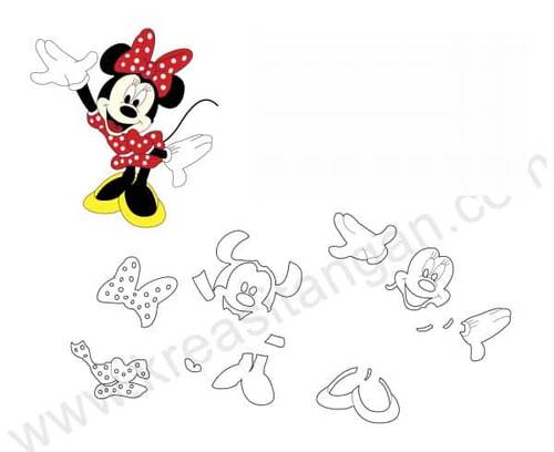 Molde Da Minnie 30 Imagens Para Imprimir Artesanato Passo A Passo