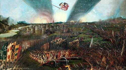 Альбрехт Альтдорфер. «Победа Карла Великого над аварами», 1518 г.